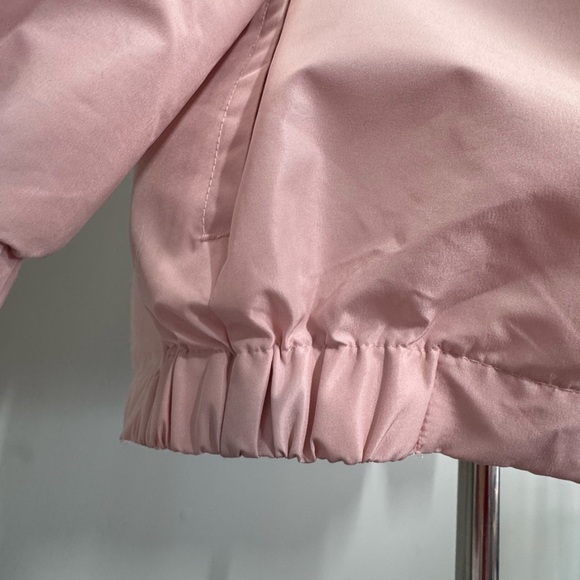 Spyder Light Pink Hooded Jacket w Black logo. rain/windbreaker sz XL - Picture 8 of 11